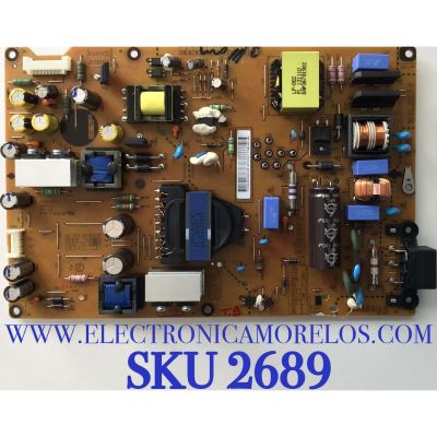 FUENTE DE PODER PARA MONITOR LG / NUMERO DE PARTE EAY62810704 / EAX64905605 / EAX64905605 (1.6) / LGP55I-13WL / PANEL WL30M55T120V12 / MODELO 55WL30MS-DL / 55WL30MS-DL.AUSICH